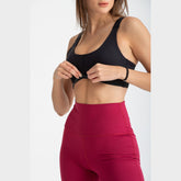 Rumba Red Flared Leggings - Sporty Pro